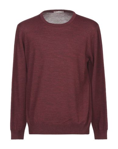 Andrea Fenzi Sweaters In Maroon