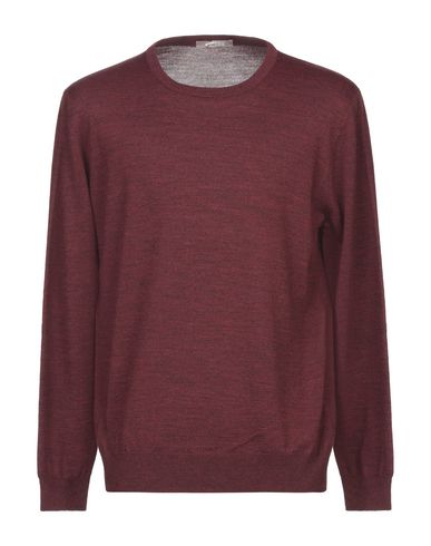 Andrea Fenzi Sweaters In Maroon