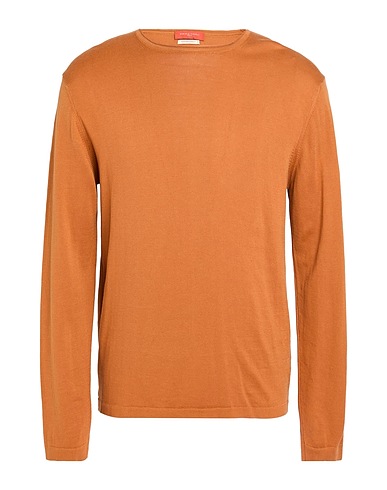 DANIELE FIESOLI Pullover Lederfarben 100% Baumwolle