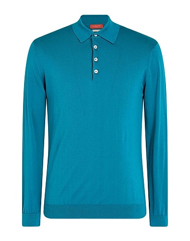 DANIELE FIESOLI Pullover Vert pétrole 100% Coton