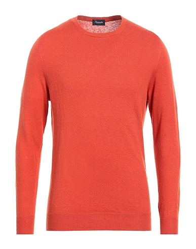 DRUMOHR Jumper Rust 88% Linen, 12% Polyester