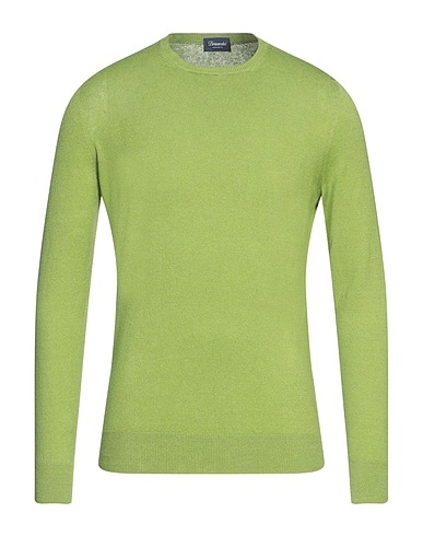 DRUMOHR Pullover Verde lime 88% Lino, 12% Poliestere