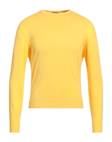 DRUMOHR Pullover Giallo 88% Lino, 12% Poliestere