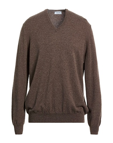 GRAN SASSO Jumper Dark brown 80% Virgin Wool, 10% Cashmere, 10% Viscose