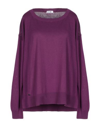 purple lacoste sweater