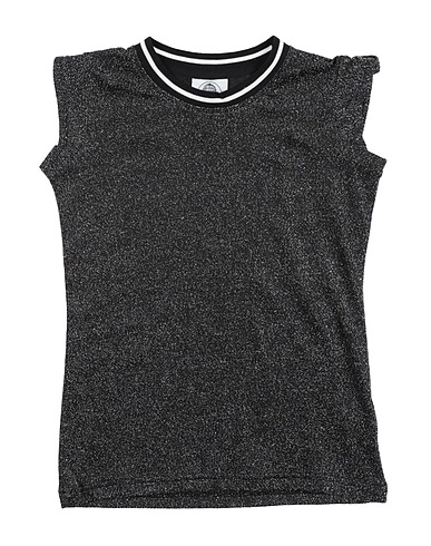 LE VOLIÈRE T-shirt Black 60% Acrylic, 40% Lurex®