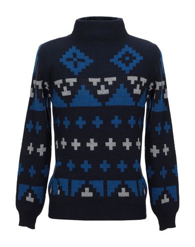 Daniele Alessandrini Homme Turtlenecks In Dark Blue