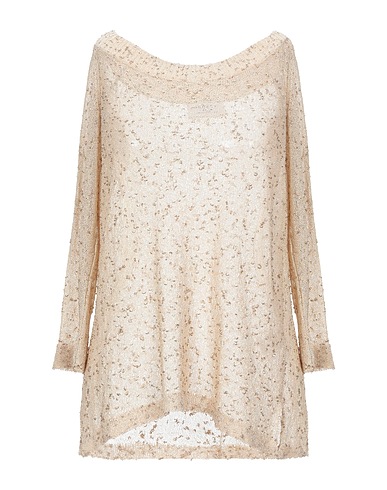 SNOBBY SHEEP Sweater Beige 63% Viscose, 20% Metallic Polyester, 17% Polyamide