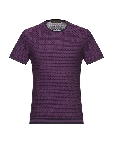 FABRIZIO DEL CARLO Jumper Purple 100% Cotton
