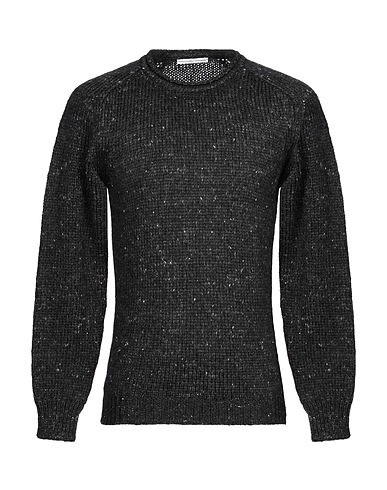 GREY DANIELE ALESSANDRINI Sweater Charcoal 43% Wool, 30% Acrylic, 22% Polyamide, 5% Viscose