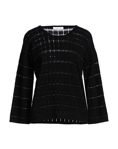 CRUCIANI Sweater NERO 75% Cotton, 20% Elastane, 5% Viscose