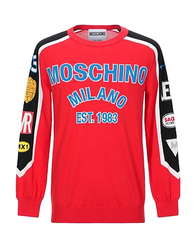 MOSCHINO Sweater Red 100% Cotton