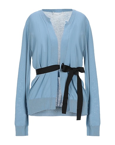 LIVIANA CONTI Cardigan Slate blue 100% Cotton