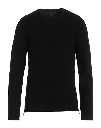 MICHAEL KORS MENS Maglia con zip Nero 62% Viscosa, 38% Poliestere