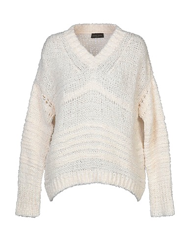 ROBERTO COLLINA Sweater Ivory 77% Cotton, 23% Nylon