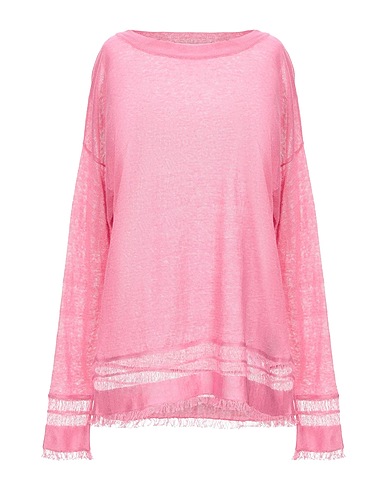 BALLANTYNE Sweater Pink 70% Linen, 30% Viscose