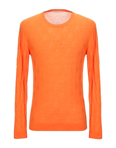 GREY DANIELE ALESSANDRINI Jumper Orange 100% Cotton