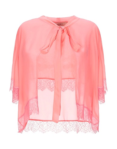 TWINSET Shrug Salmon pink 100% Viscose, Polyamide