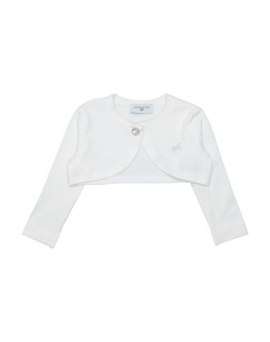 Monnalisa Wrap Cardigans In Ivory