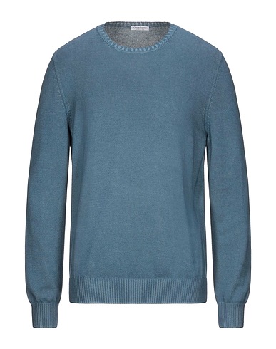 GRAN SASSO Jumper Slate blue 100% Cotton