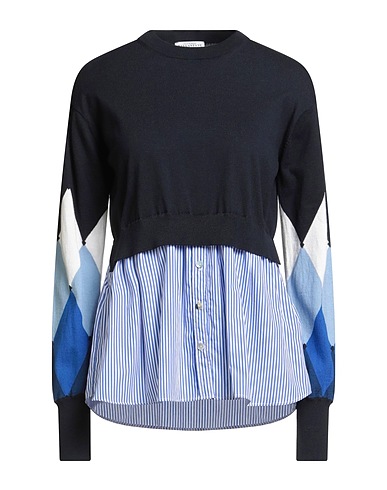 BALLANTYNE Sweater Navy 85% Cotton, 15% Cashmere