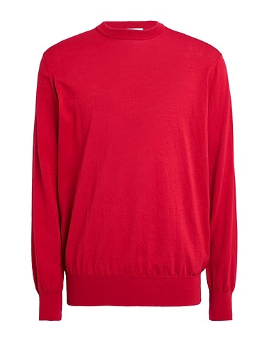 BALLANTYNE Πουλόβερ Μπορντό 100% Βαμβάκι