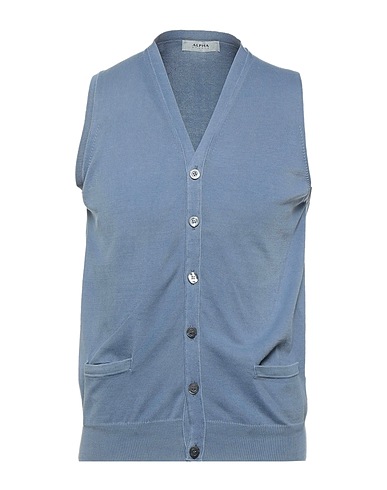 ALPHA STUDIO Cardigan Celeste 100% Cotone
