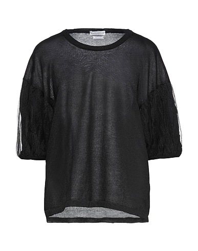 BALLANTYNE Jumper Black 100% Polyester, Cotton