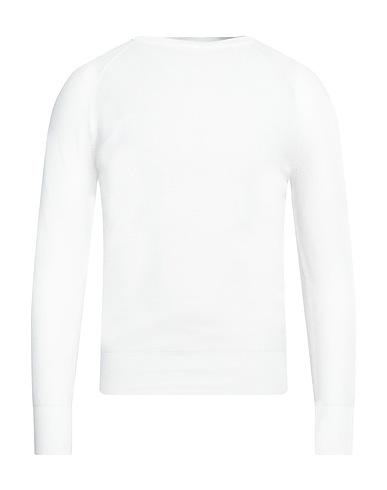 ASPESI Pullover Weiß 100% Baumwolle
