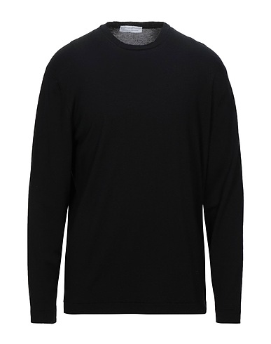FILIPPO DE LAURENTIIS Pullover Nero 70% Super 120s Lana, 20% Seta, 10% Cachemire