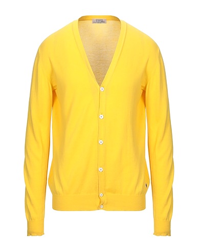GRIFONI Cardigan Yellow 100% Cotton