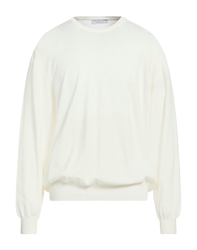 FILIPPO DE LAURENTIIS Pullover Weiß 100% Baumwolle