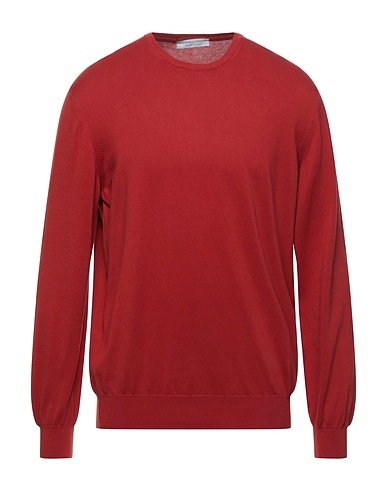 FILIPPO DE LAURENTIIS Jumper Brick red 100% Cotton