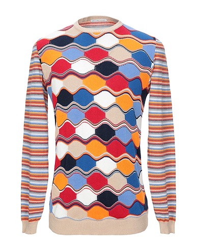 GREY DANIELE ALESSANDRINI Pullover Rouge 100% Coton