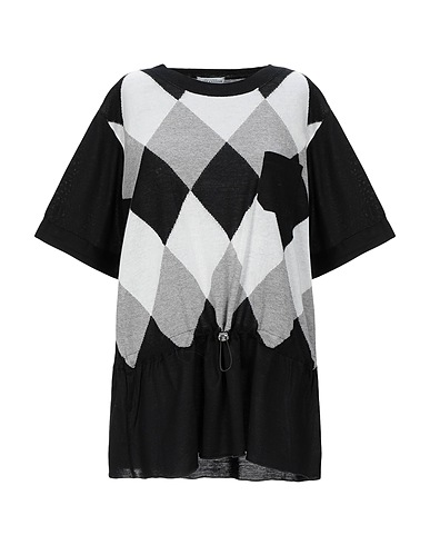 BALLANTYNE Jumper Black 100% Cotton