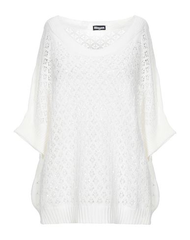 Blauer Sweater In White