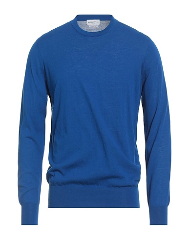 BALLANTYNE Jumper Blue 100% Cotton