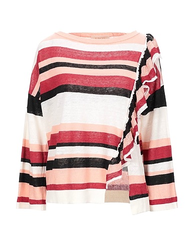 KAOS JEANS Sweater Pink 75% Linen, 25% Cotton