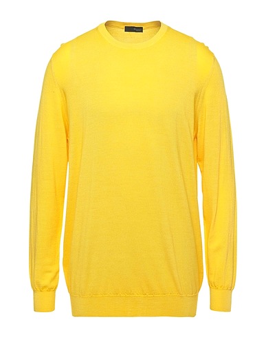 DRUMOHR Jumper Yellow 100% Super 140s Wool