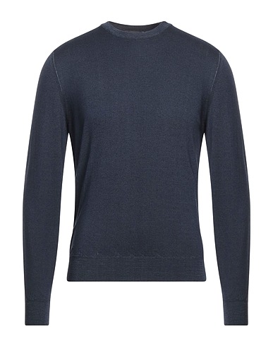 DRUMOHR Pullover Blu notte 100% Super 140s Lana