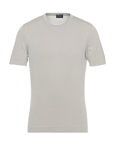 DRUMOHR Pullover Hellgrau 100% Baumwolle
