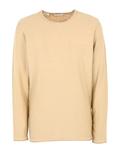 SELECTED HOMME Jumper Sand 100% Cotton