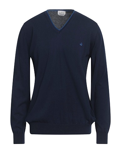 BROOKSFIELD Pullover Blu navy 100% Cotone