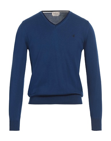 BROOKSFIELD Jumper Blue 100% Cotton