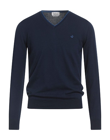 BROOKSFIELD Pullover Blu notte 100% Cotone