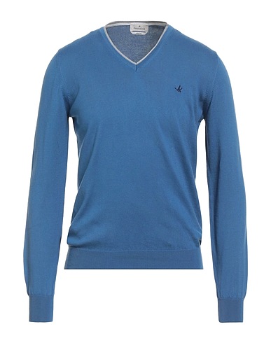 BROOKSFIELD Pullover Azzurro 100% Cotone