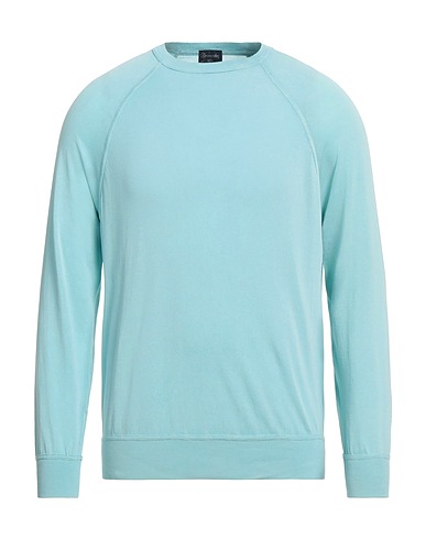DRUMOHR Sweater Turquoise 100% Cotton
