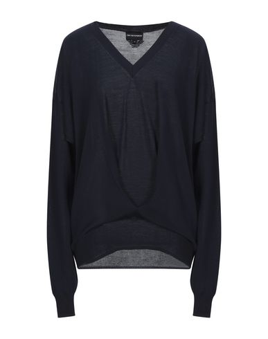 Emporio Armani Sweaters In Blue