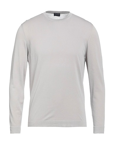 DRUMOHR Sweater Light grey 100% Cotton
