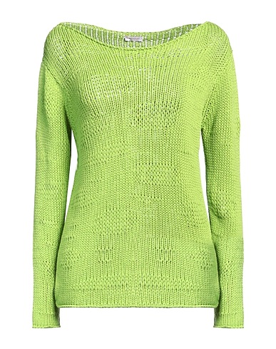 ROSSOPURO Pullover Verde chiaro 100% Cotone